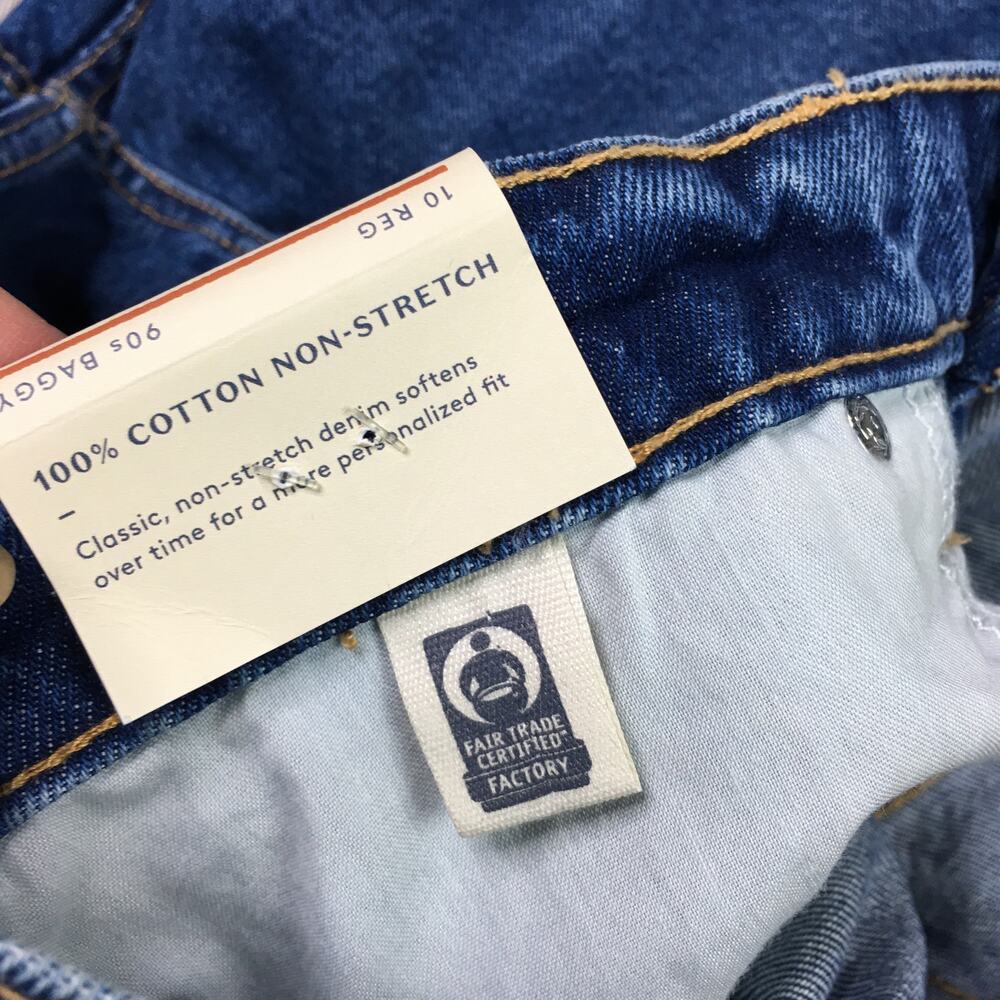 Universal Thread Mid-Rise 90s Baggy Blue Jeans Relaxed Hip  Size 10 NWT - Picture 4 of 9